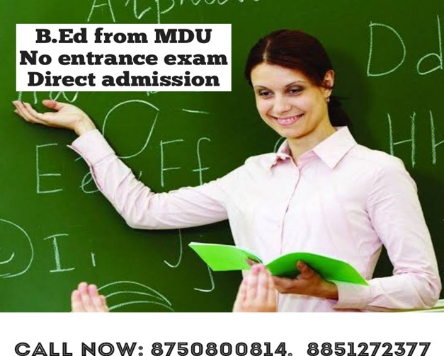 How to get admission in B.Ed from MDU?